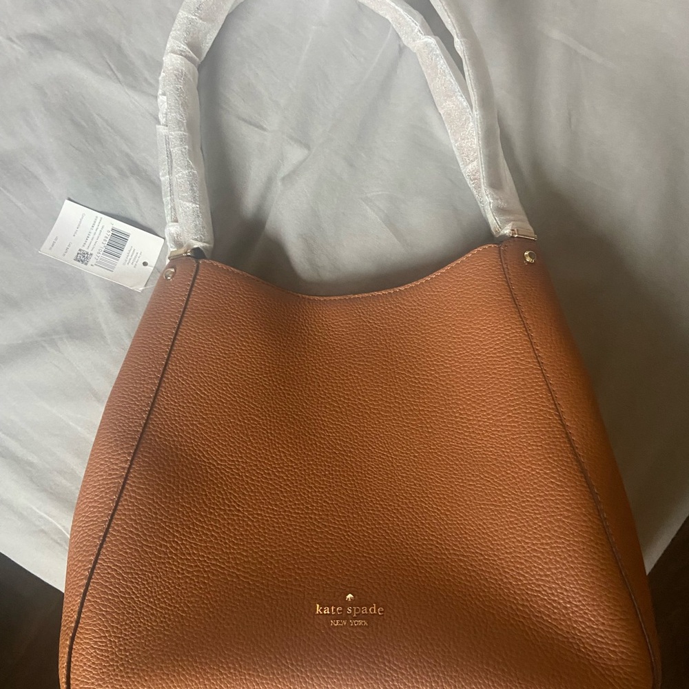 Kate Spade Brown Leila Medium Triple Compartment Shoulder Bag